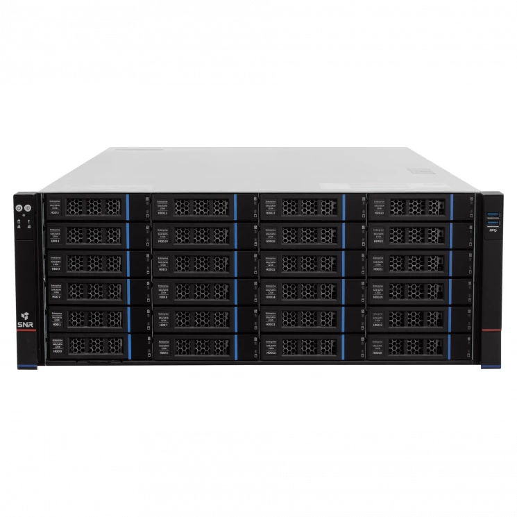 Серверная платформа SNR-SR4436RE, 4U, AMD EPYC Gen4, DDR5, 36xSATA/SAS, резервируемый БП