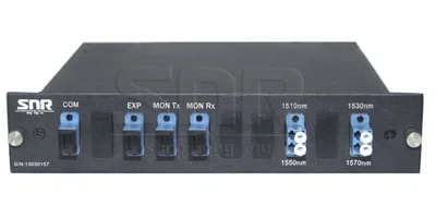 Мультиплексор CWDM одноволоконный 2-канальный, (trx:1550/1530, 1570/1510), Monitor, UPG