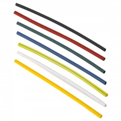 Набор трубок термоусадочных нг-LS 2/1 100мм 7 цветов по 3шт IEK UDR10-002-001-021-S