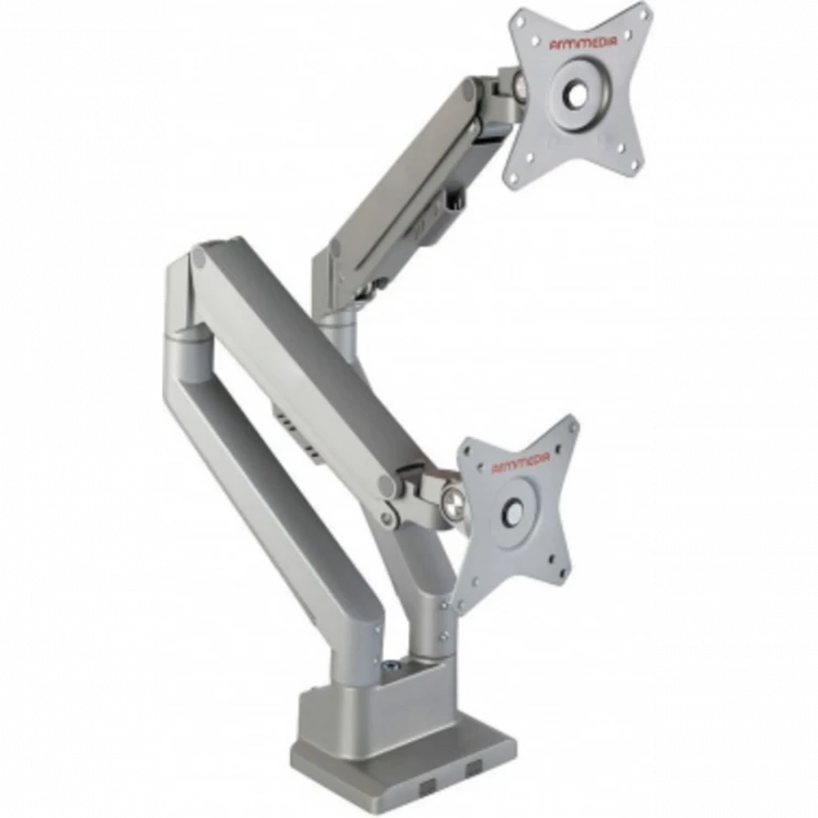 Кронштейн для мониторов Arm Media LCD-T36 серебристый 15"-34" макс.9кг настольный поворот и наклон в