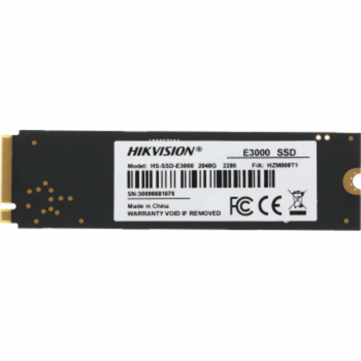 Накопитель SSD Hikvision PCIe 3.0 x4 2TB HS-SSD-E3000/2048G HS-SSD-E3000/2048G Hiksemi M.2 2280