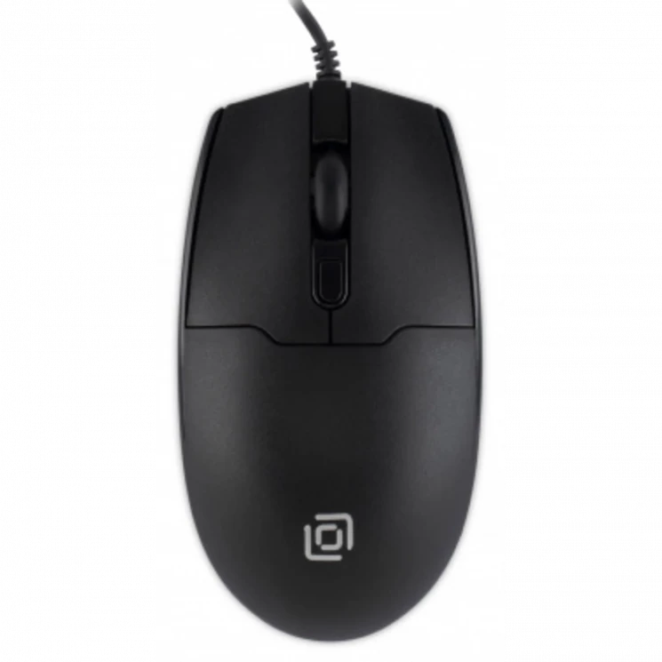 Мышь Оклик 147M черный оптическая (2000dpi) USB (4but)