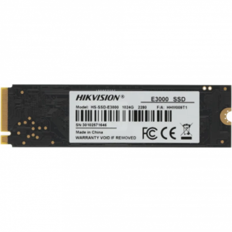 Накопитель SSD Hikvision PCIe 3.0 x4 1TB HS-SSD-E3000/1024G HS-SSD-E3000/1024G Hiksemi E3000 M.2 228