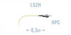 Пигтейл FC/UPC SM (0.9) 0,5 m