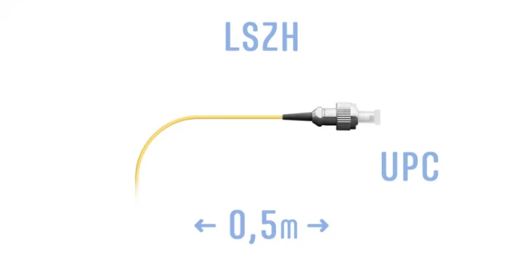Пигтейл FC/UPC SM (0.9) 0,5 m