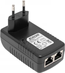 Инжектор PoE CP2410 24VDC 24W IEEE 802.3at LED