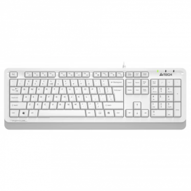 Клавиатура A4Tech Fstyler FKS10 белый/серый USB (FKS10 WHITE)