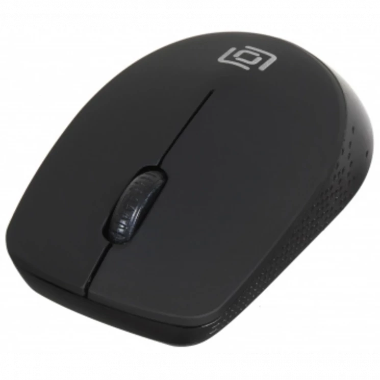 Мышь Оклик 486MW черный оптическая (1600dpi) беспроводная USB для ноутбука (3but)