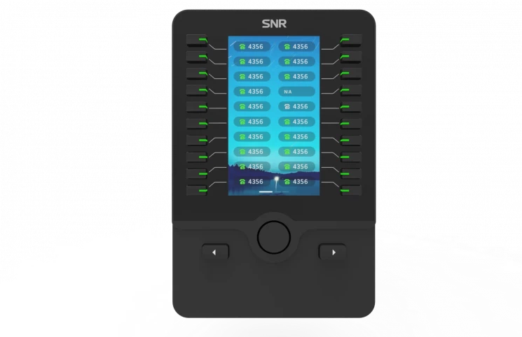 Панель расширения для IP-телефонов SNR-VP-76(77)-CG-P, 20 клавиш, цветной дисплей 4,3" 272х480, подсветка