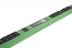 Блок розеток с функцией измерения серии SNR тип A выход 36*C13 и 6*C19 вход 32A IEC60309 (3P+N+E) (Зеленый)