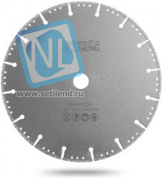 Универсальный алмазный диск MESSER V/M 01-11-125 Ф125х2.5х22мм сухой рез сегментный универсальный