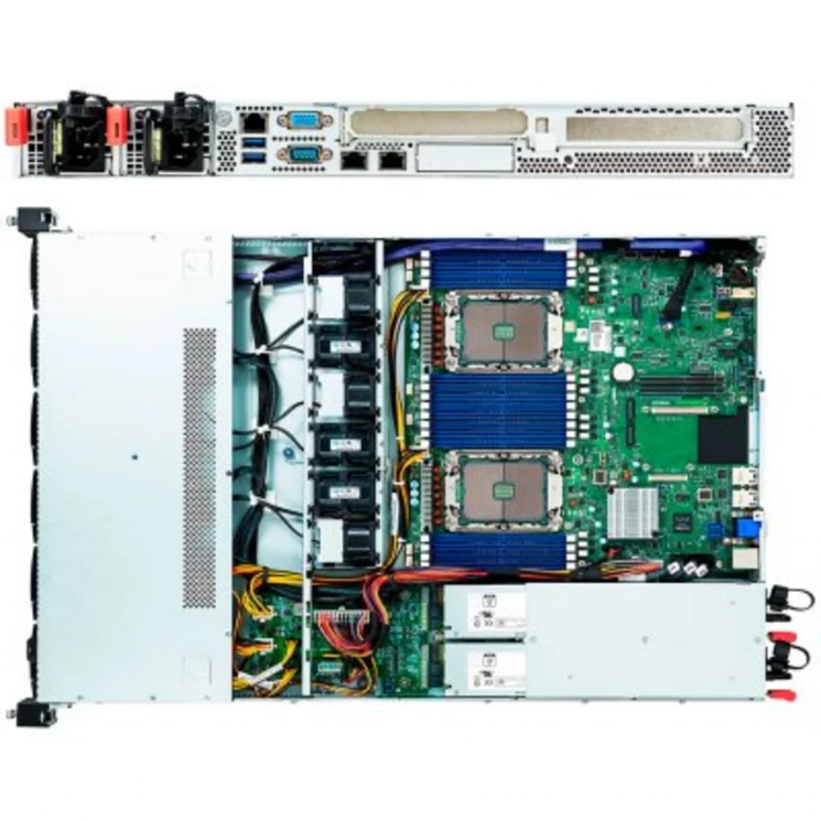 Серверная платформа Tyan Thunder CX B7126G68AV10E2HR, 1U, Scalable, DDR4, 12xSFF, резервируемый БП