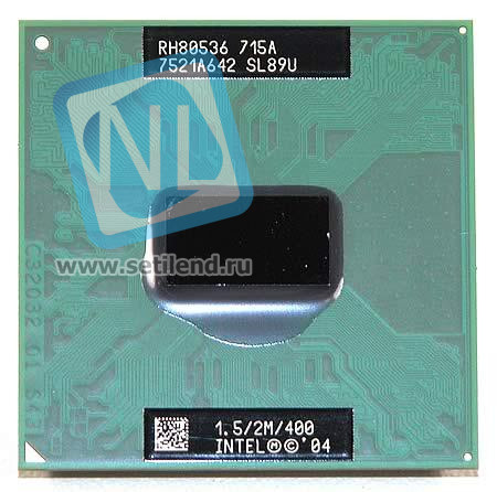 Процессор Intel SL89U Pentium M 715 1500Mhz (2048/400/1,34v) s479 Dothan OEM-SL89U(NEW)