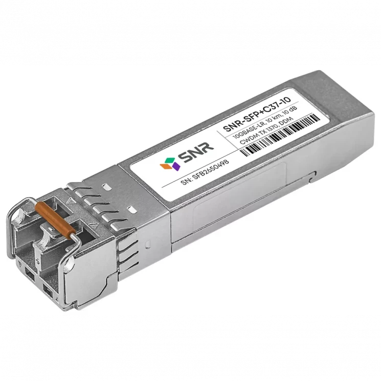 Модуль SFP+ CWDM оптический, дальность до 10км (10dB), 1370нм