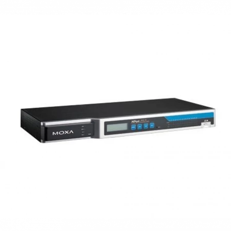 NPort 6610-16 16-портовый преобразователь RS-232 в Ethernet с расширенным набором функций MOXA