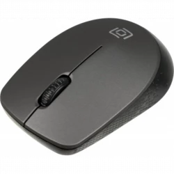 Мышь Оклик 486MW черный/серый оптическая (1600dpi) беспроводная USB для ноутбука (3but)