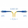 Патчкорд оптический SC/UPC SM G.657.A1 0,5 метра