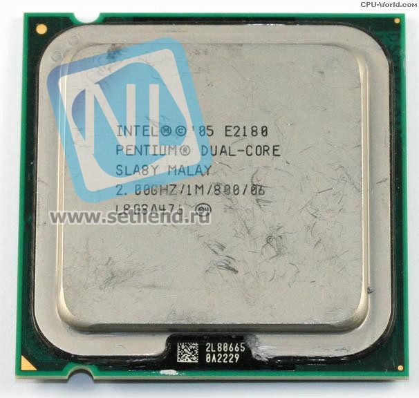 Процессор Intel BX80557E2180 Pentium E2180 (1M Cache, 2.00 GHz, 800 MHz FSB)-BX80557E2180(NEW)