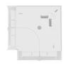Угол плоский для кабель-канала 110х50 DKC 01003