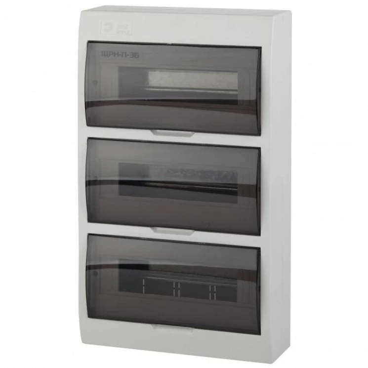 Бокс ЩРН-П-36 мод. навесной пластик IP41 SIMPLE NO-box_simple-plastic_36_surface ЭРА Б0041529
