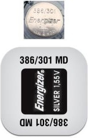 Energizer 386/301 MD, Элемент питания