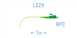 Пигтейл LC/APC SM (0.9) 1 m