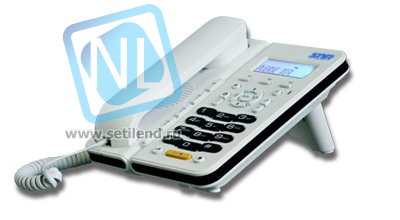 IP-телефон SNR-VP-7010, поддержка PoE, белый цвет