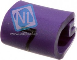 EC0211-000, 05811707, маркер "1" на кабель 2-3.2мм фиолетовый