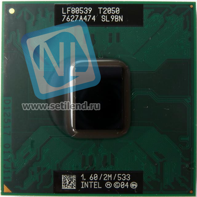 Процессор Intel SL9BN Dual-Core T2050 (1.60GHz, 533Mhz FSB, 2MB)-SL9BN(NEW)