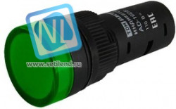 SQ0702-0068, Лампа AD-16DS(LED) матрица d16мм зеленый 110В AC/DC