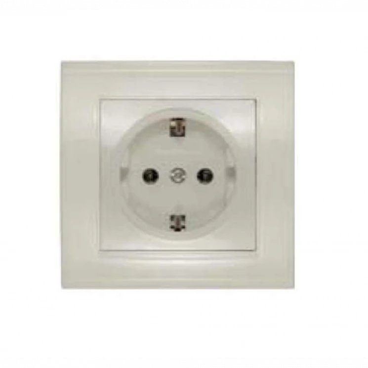 Розетка 1-м СП Бриллиант 16А IP20 с заземл. сл. кость UNIVersal 7948844