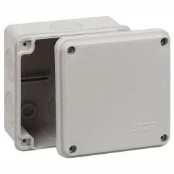 Коробка распределительная ОП 100х100х50мм двухкомпонентная 7 вводов IP65 сер. Ruvinil 67250