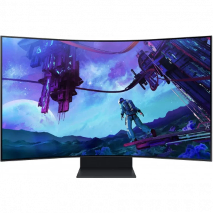 Монитор Samsung 55" Odyssey Ark S55CG97WNI черный VA LED 16:9 HDMI M/M матовая HAS Piv 600cd 178гр/1