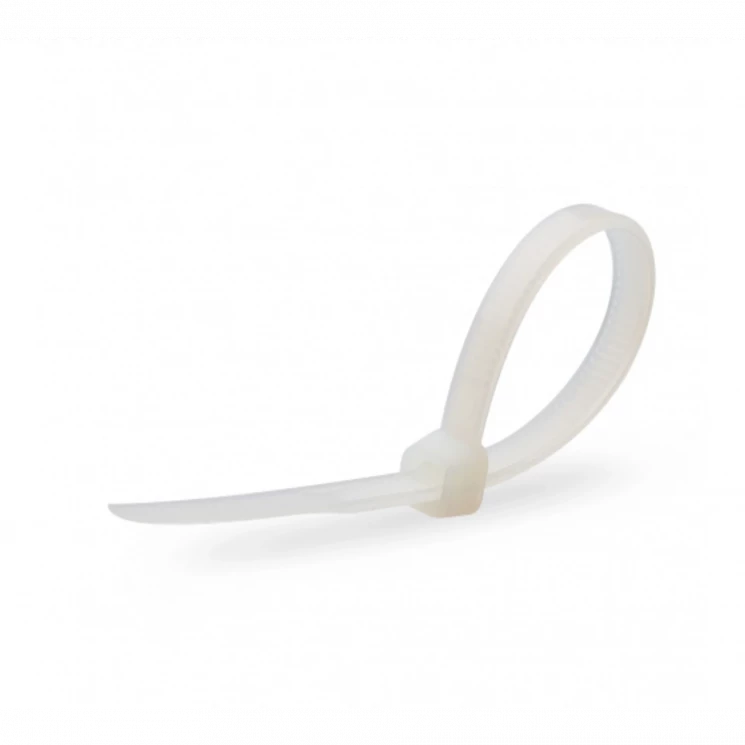 Стяжки нейлоновые 8*350мм (белые), 100 шт