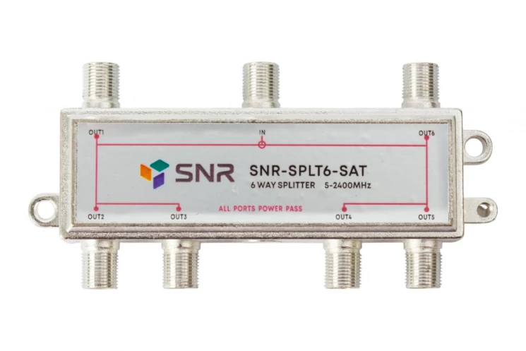 Делитель спутниковой ПЧ SNR-SPLT6-SAT