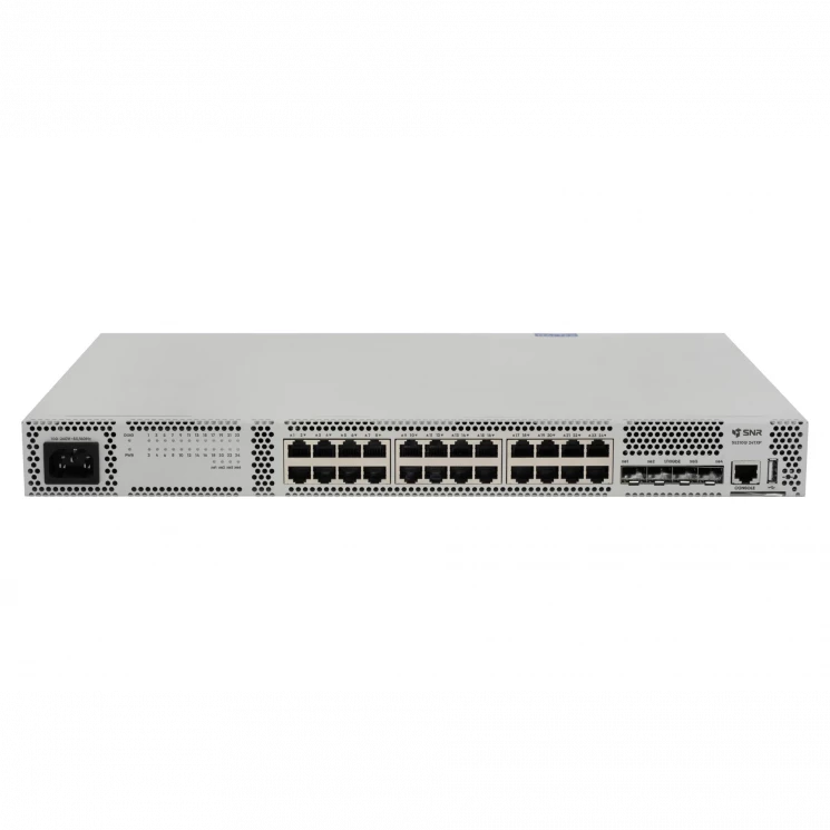Управляемый PoE коммутатор уровня 2+ SNR-S5210G-24TX-POE-R