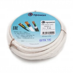 Провод ПВС 3х4 Б (бухта 5м) (шт) Промэл 13321680