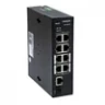 Неуправляемый промышленный 8 портовый PoE коммутатор POWERTONE PUS-TS08G-BTi с 4 портами до 90Вт