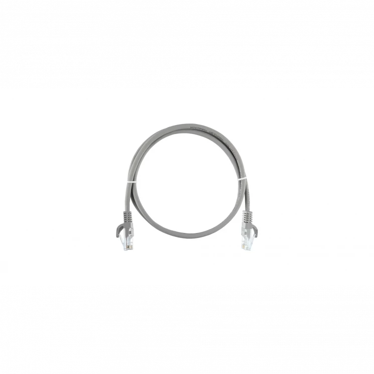 Коммутационный шнур NIKOMAX U/UTP 4 пары, Кат.5е, 24AWG (7х0,205мм), LSZH нг(А)-HFLTx, серый, 10м