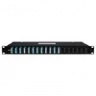 Пассивный оптический отвод 16 портов LC/UPC (деление 1х2), SM, 1U