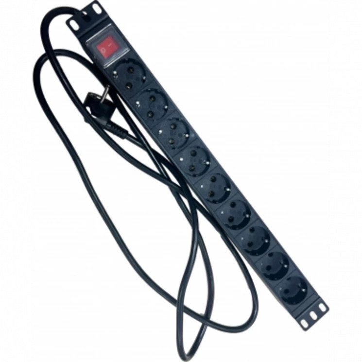 Блок распределения питания NTSS NTSS-PDU-DA2036 гор.размещ. 9xSchuko базовые 16A Schuko 2м