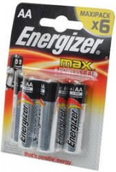 Energizer MAX+Power Seal LR6 BL6, Элемент питания