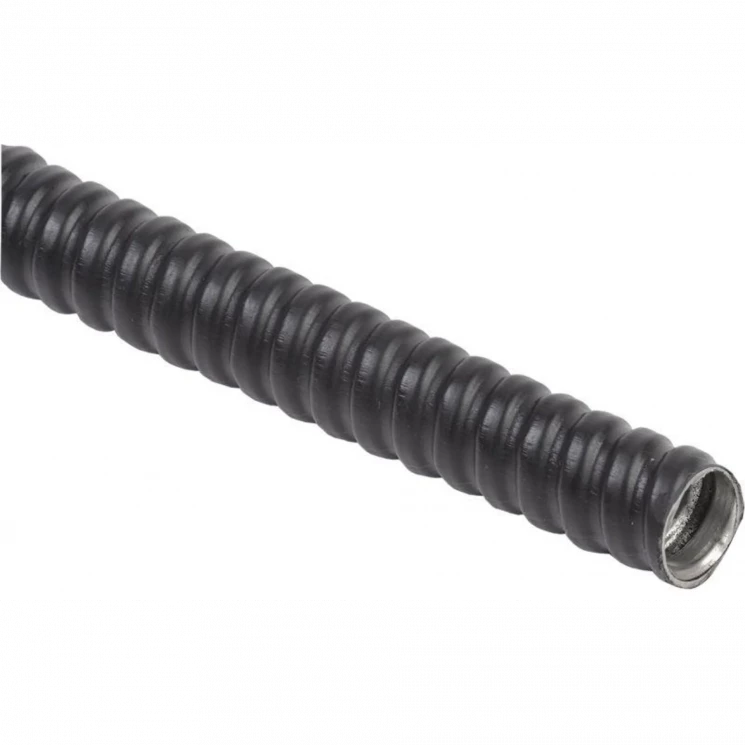 Металлорукав Р3-ЦПнг-15 d15мм с протяжкой черн. (уп.50м) IEK CMP10-15-050