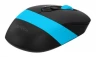 Мышь A4Tech Fstyler FG10S черный/синий оптическая (2000dpi) silent беспроводная USB для ноутбука (4but)