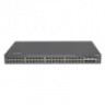 Управляемый PoE коммутатор уровня 3 BDCOM S2900-48P6X, 48x 10/100/1000Base-T PoE 802.3af/at до 740W, 6x 1/10GE SFP+, 220VAC + 44-57VDC