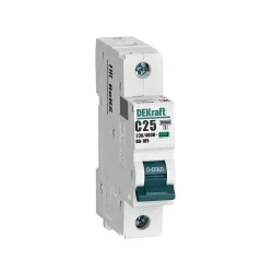 Выключатель автоматический модульный 1п C 25А 10кА ВА-105 DEKraft 13155DEK