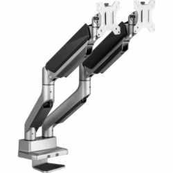 Кронштейн для мониторов Ultramounts UM718 серый 17"-35" макс.15кг крепление к столешнице поворот и н