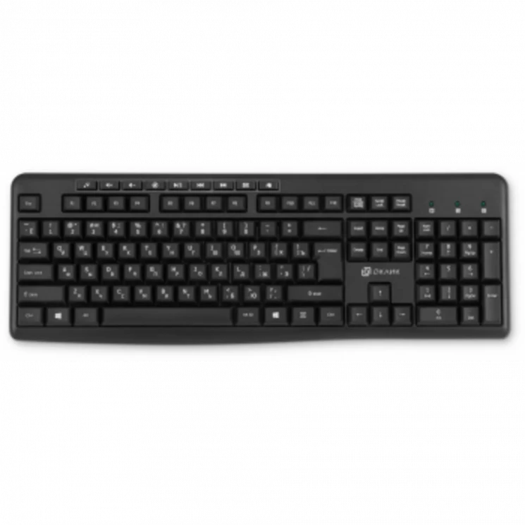 Клавиатура Оклик K225W черный USB беспроводная Multimedia (1875232)