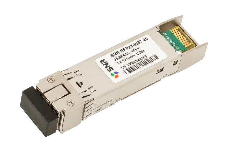 Модуль SFP28 WDM, 25GBASE, разъем LC, дальность до 40км, 1310нм