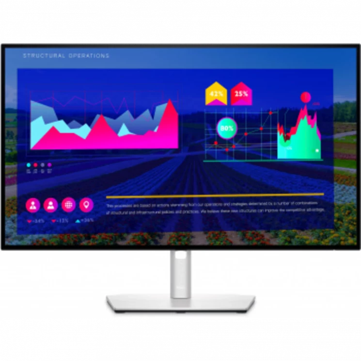 Монитор Dell 27" UltraSharp U2722D черный IPS LED 5ms 16:9 HDMI матовая HAS Piv 1000:1 350cd 178гр/1